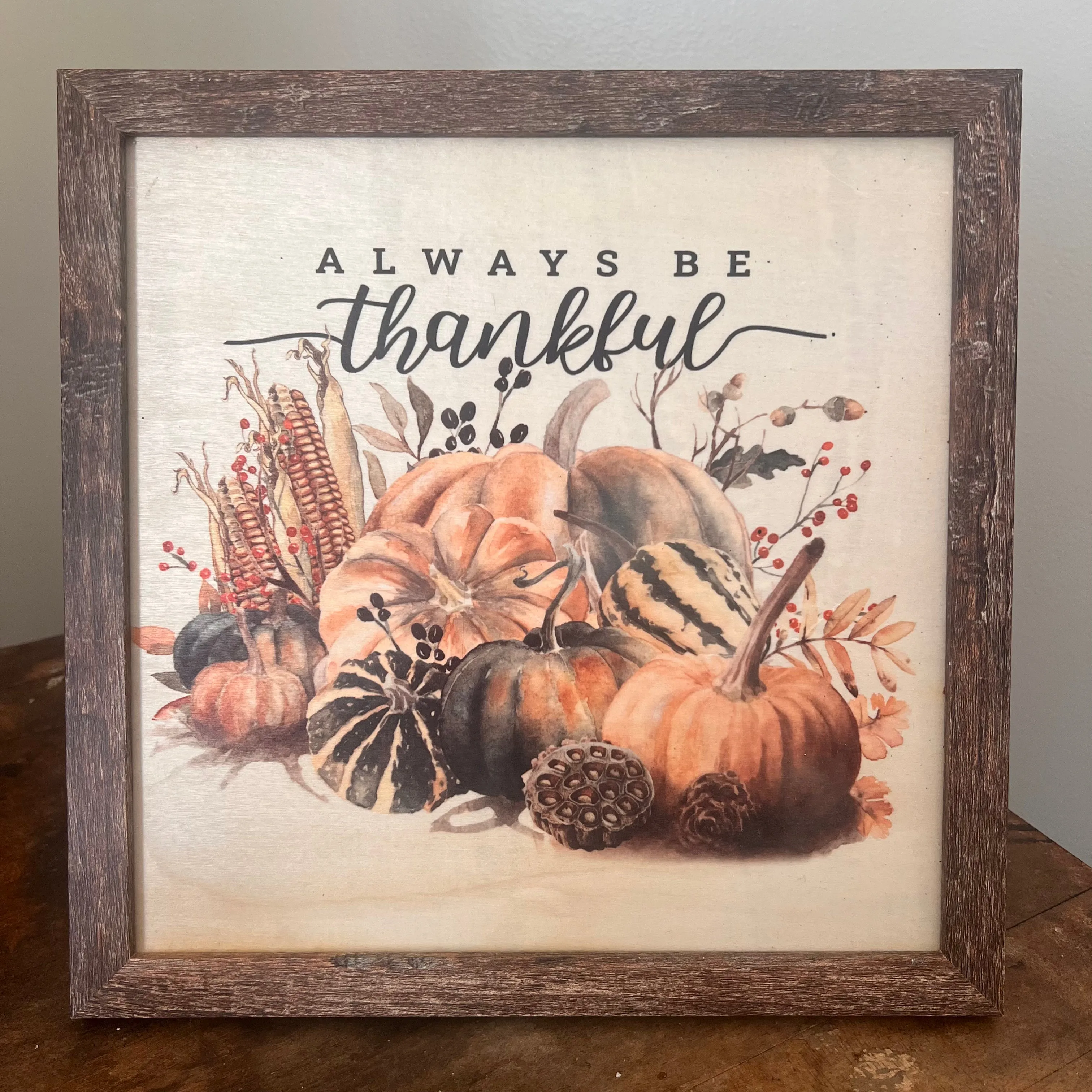 10x10 Holiday Sign - Fall