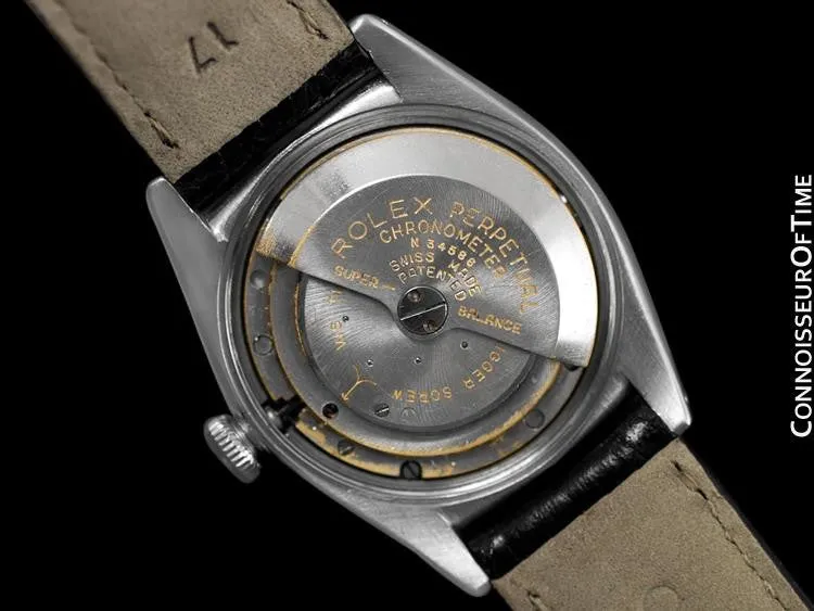 1948 Rolex Vintage Mens Bubble Bubbleback, Ref. 5010, Stainless Steel - Very Fine & Rare