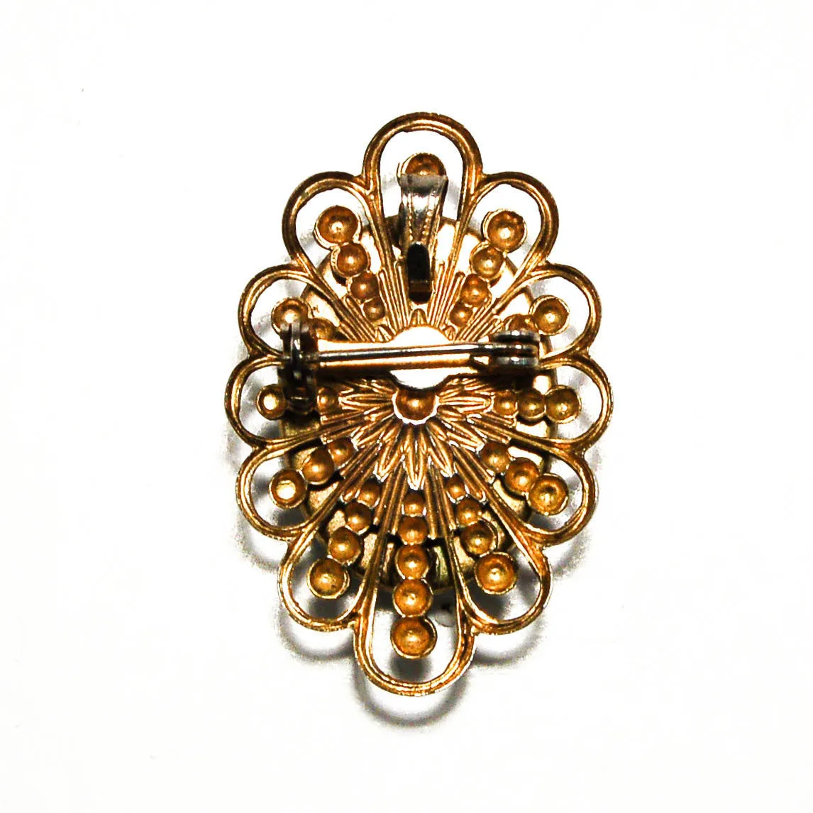 1950's Cameo Pendant Brooch Combination