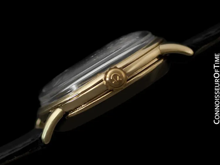 1953 Omega Vintage Mens Mid Century Automatic Watch - 14K Gold