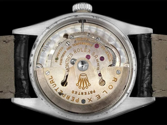 1954 Rolex Oyster Perpetual Ref. 6580 Vintage Mens Automatic Watch - Stainless Steel