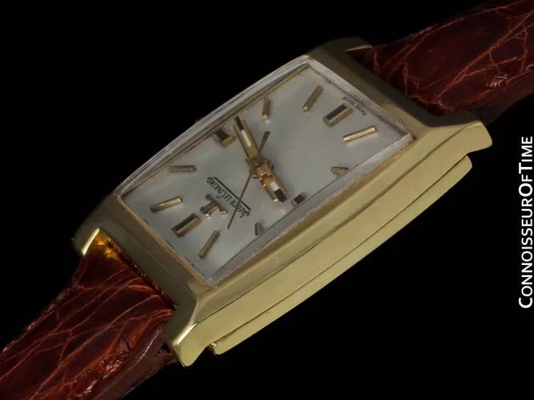 1956 Jaeger-LeCoultre Vintage Mens Midsize Dress Watch - 18K Gold