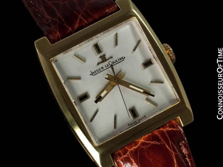 1956 Jaeger-LeCoultre Vintage Mens Midsize Dress Watch - 18K Gold