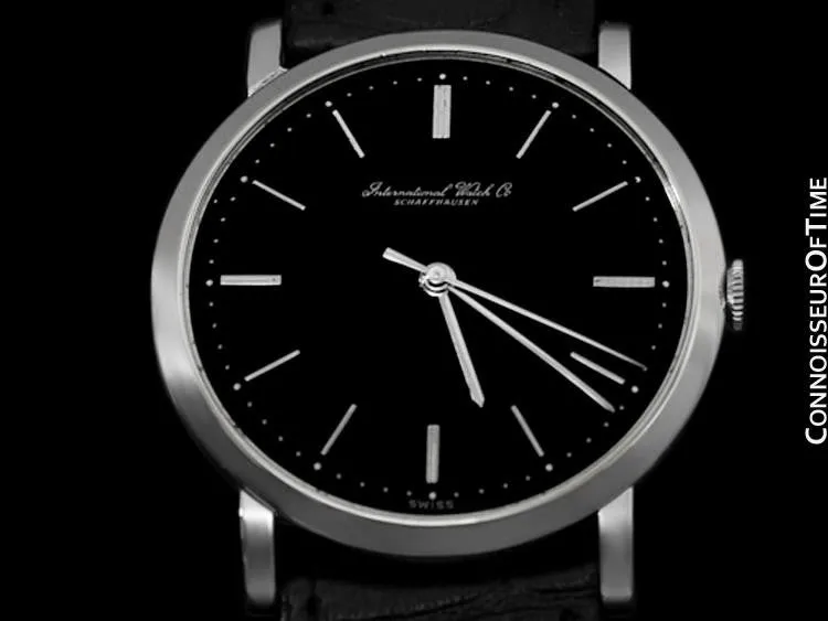 1960 IWC Vintage Full Size Large Mens Dress Watch, Caliber 401 - Stainless Steel