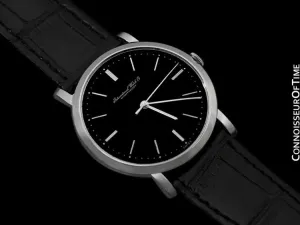 1960 IWC Vintage Full Size Large Mens Dress Watch, Caliber 401 - Stainless Steel