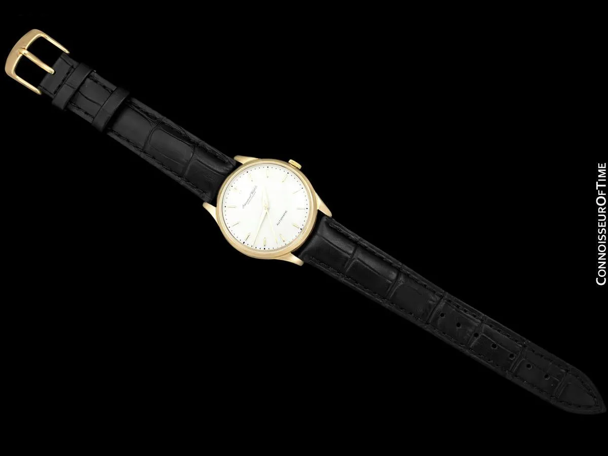 1961 IWC Vintage Mens Full Size Watch, Cal. 853 Automatic - 18K Gold