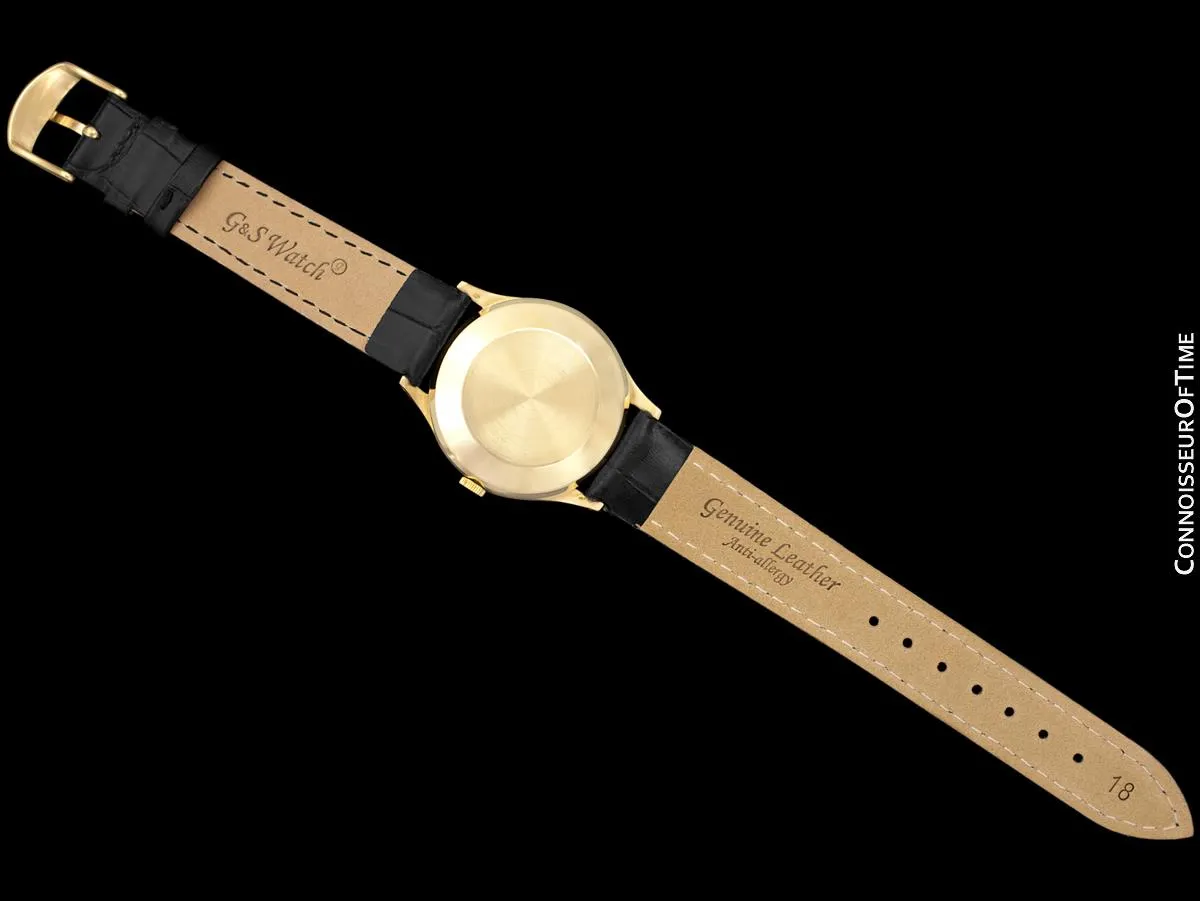1961 IWC Vintage Mens Full Size Watch, Cal. 853 Automatic - 18K Gold