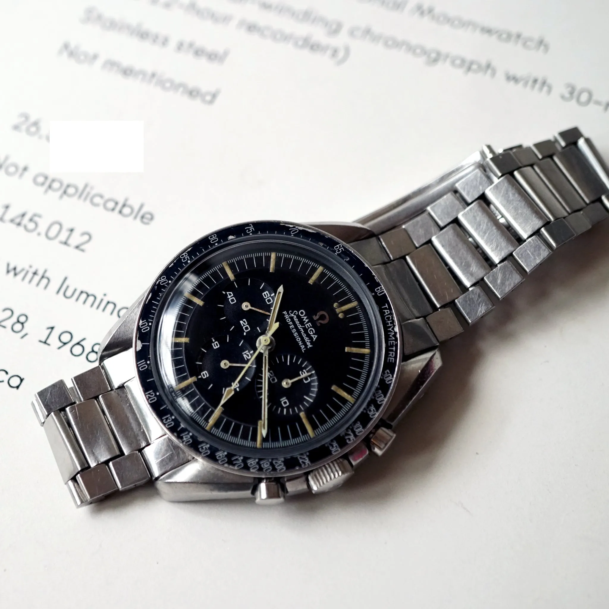 1968 OMEGA SPEEDMASTER PROFESSIONAL CAL.321 PRE-MOON  145.012-67