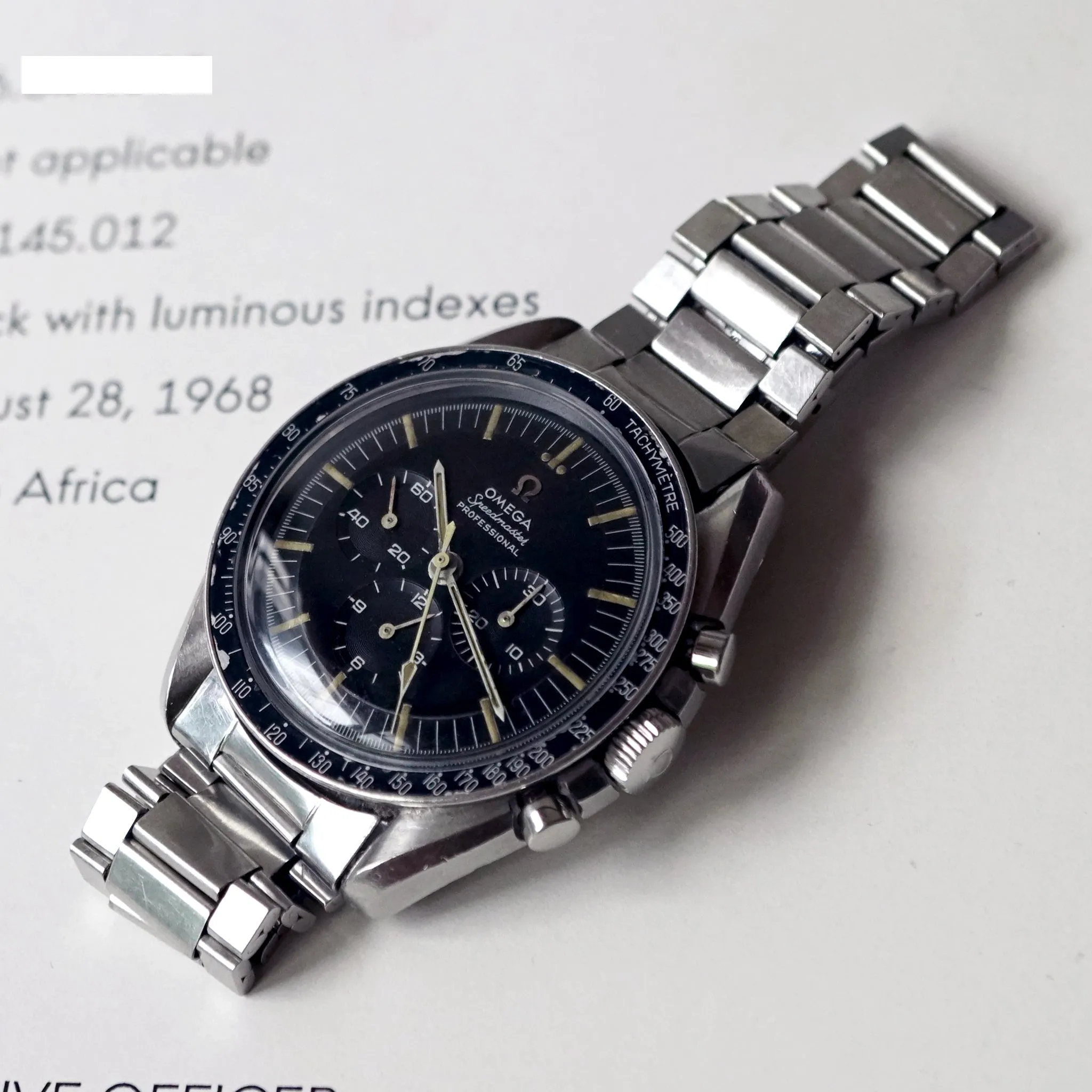 1968 OMEGA SPEEDMASTER PROFESSIONAL CAL.321 PRE-MOON  145.012-67