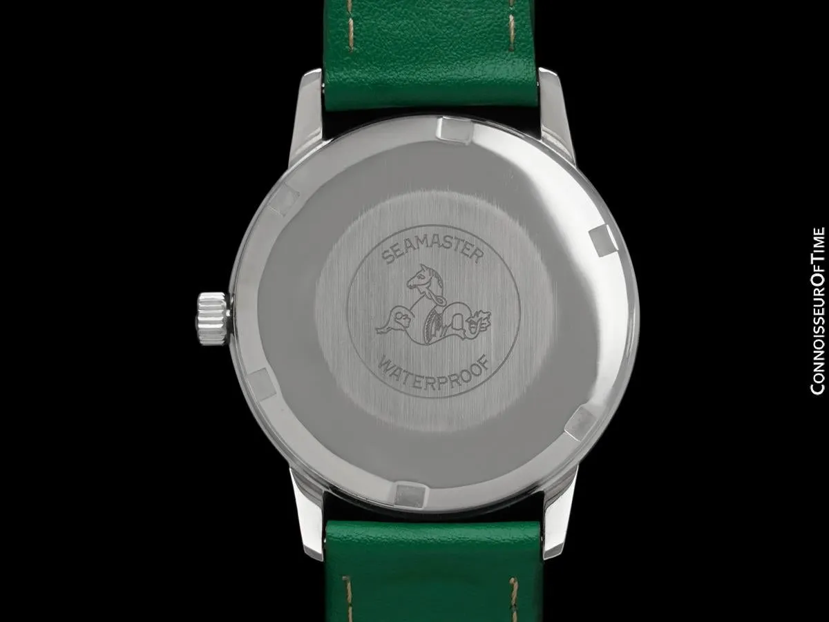 1969 Omega Seamaster Mens Vintage Cal. 565 Watch with Green Vignette Dial - Stainless Steel