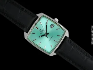1970's Omega Seamaster Compressor Mens Vintage Watch with 565 Movement, Automatic, Quick-Setting Date - Stainless Steel