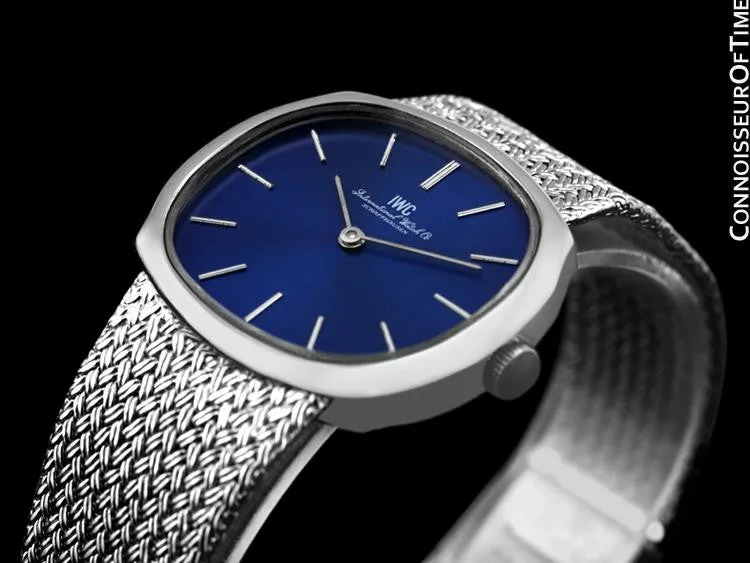 1974 IWC Vintage Mens Dress Watch with Bracelet, Caliber 423 - Stainless Steel