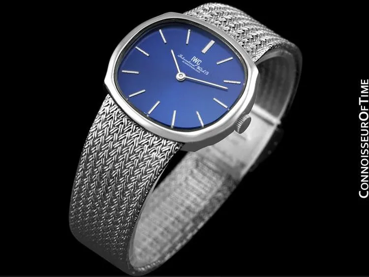 1974 IWC Vintage Mens Dress Watch with Bracelet, Caliber 423 - Stainless Steel