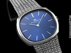 1974 IWC Vintage Mens Dress Watch with Bracelet, Caliber 423 - Stainless Steel