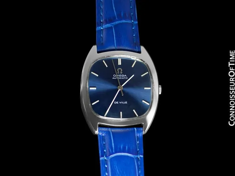 1974 Omega De Ville Vintage Mens Automatic Dress Watch - Stainless Steel
