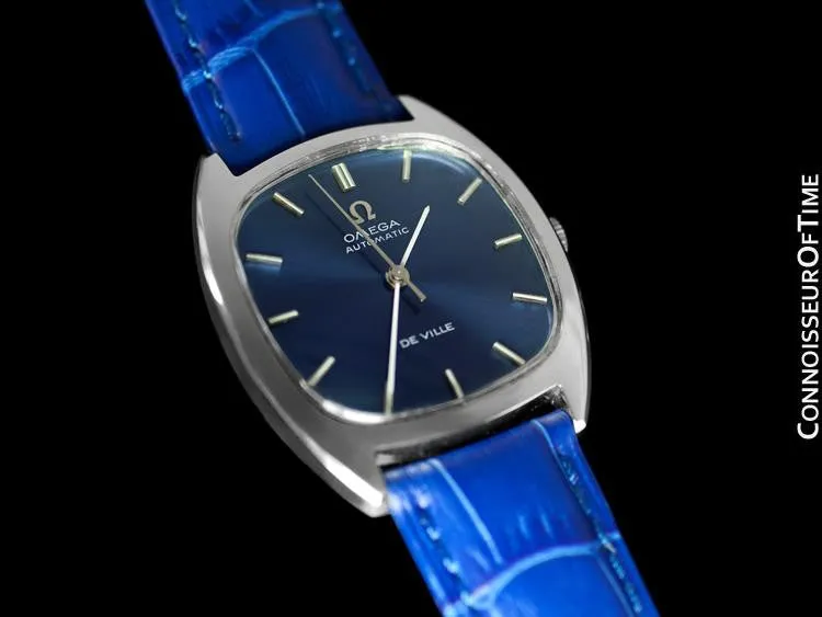 1974 Omega De Ville Vintage Mens Automatic Dress Watch - Stainless Steel