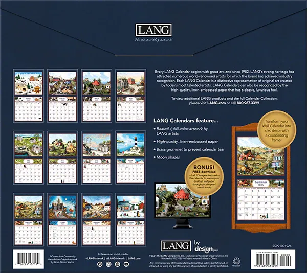 2025 Lang Wall Calendar - Linda Nelson Stocks