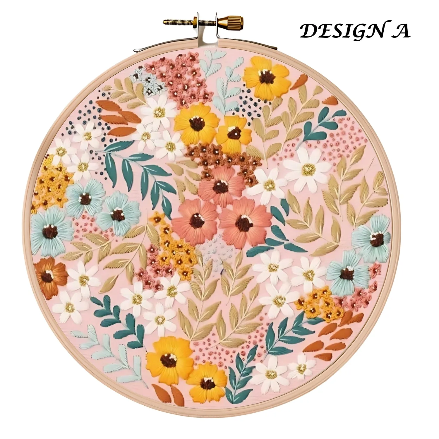 3D Flower DIY Embroidery Kit Set 1