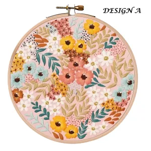3D Flower DIY Embroidery Kit Set 1
