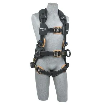 3M™ ExoFit NEX Arc Flash Construction Style Positioning Harnesses, 2 D-Rings, Lg, QC, 1113317