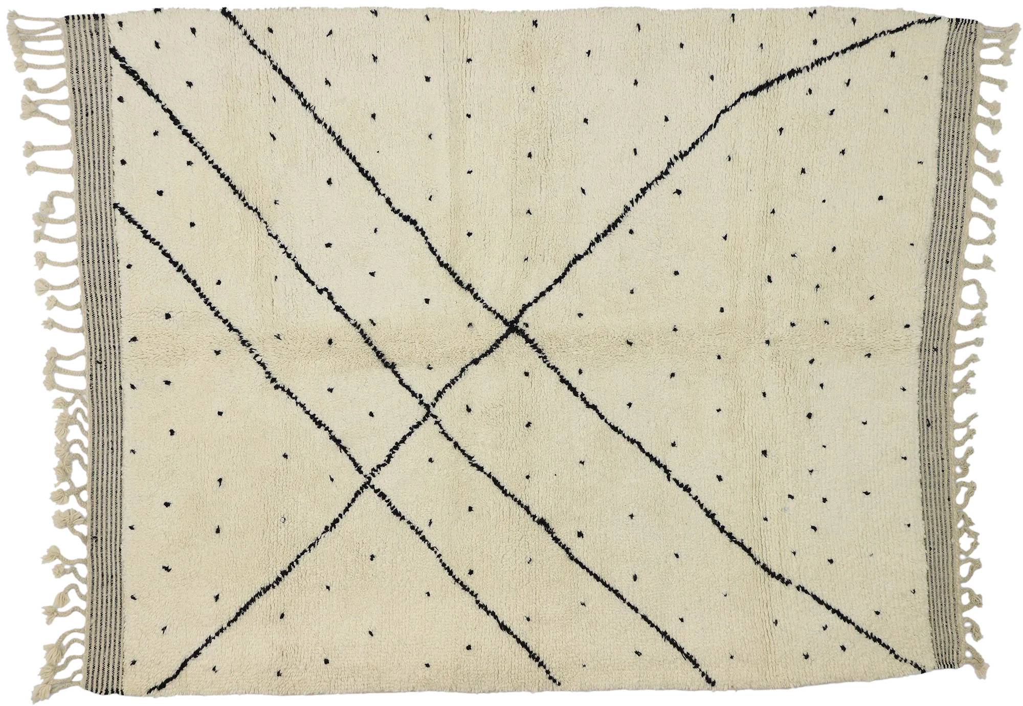 7'4" x 9'3" Moroccan Rug