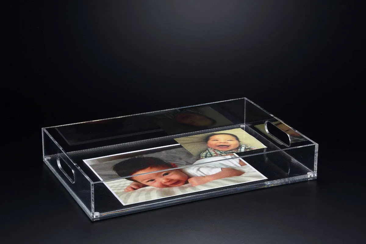 Acrylic Rectangular Insertable Tray