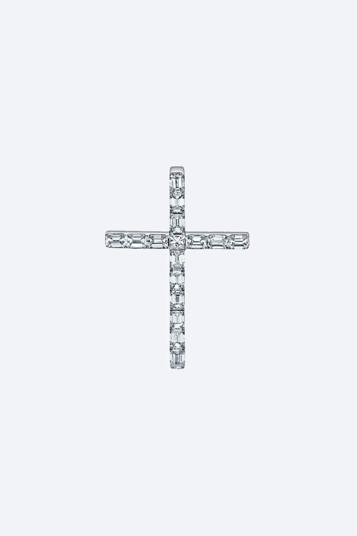 ALEX MOSS | DIVINITY CROSS PENDANT - WHITE