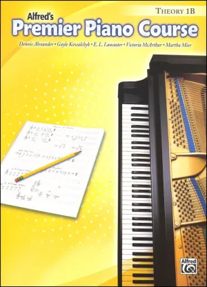 Alfred's Premier Piano Course Theory 1B