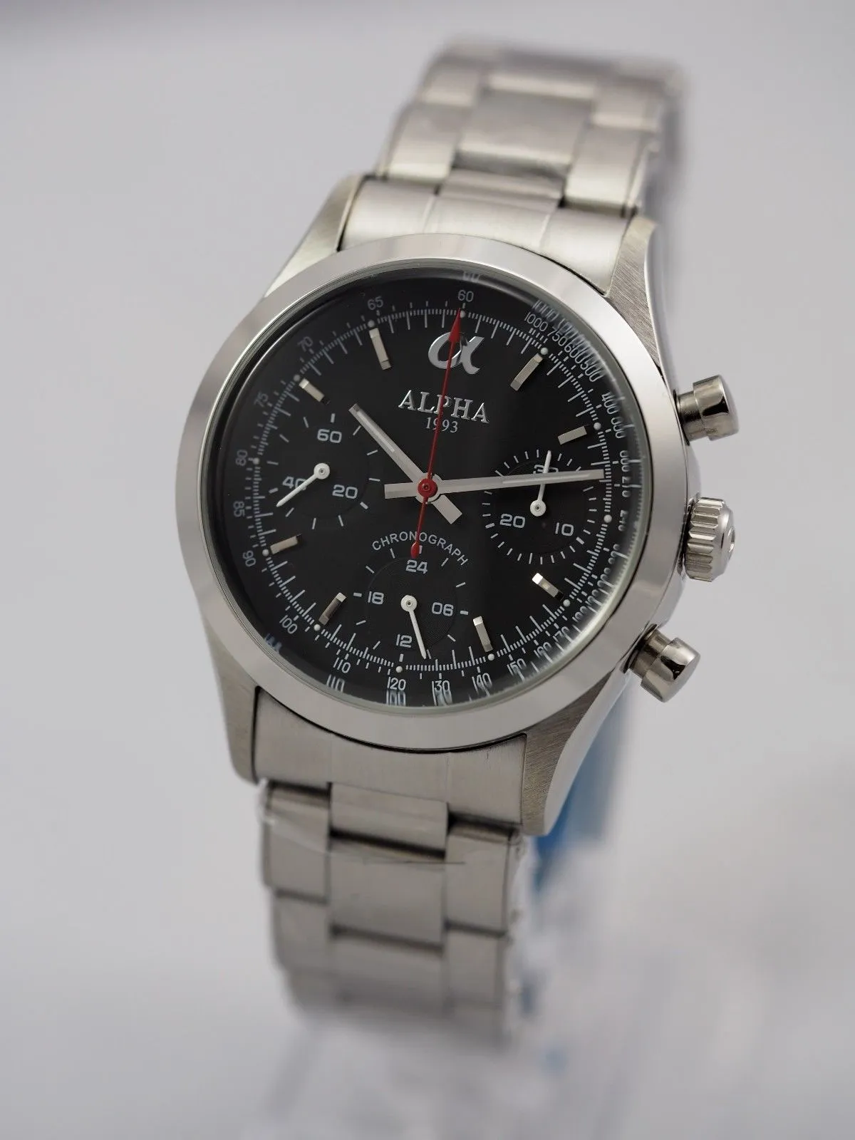 Alpha mechanical chronograph watch 1965's