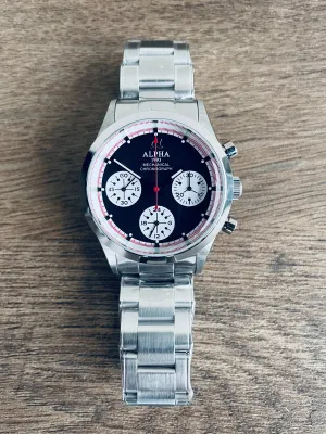 Alpha mechanical chronograph watch 1965's