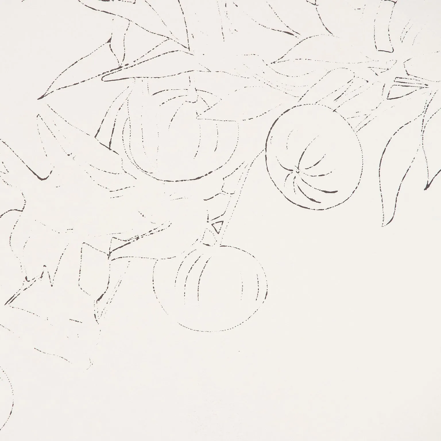 ANDY WARHOL "BIRD ON A FRUIT BRANCH", 1957