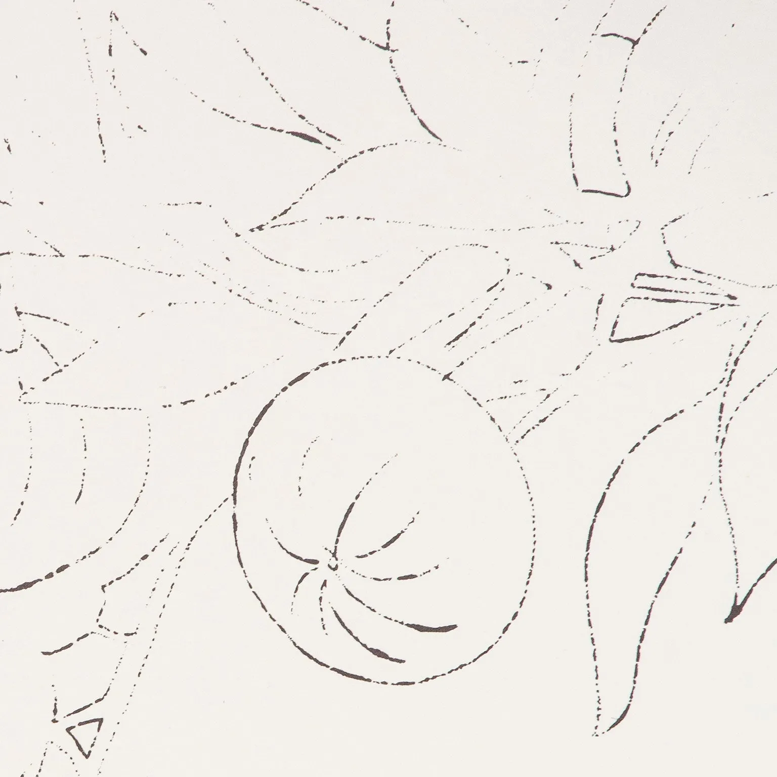 ANDY WARHOL "BIRD ON A FRUIT BRANCH", 1957