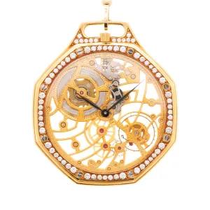 Audemars Piguet Skeletonized Royal Oak Necklace Pocket Watch