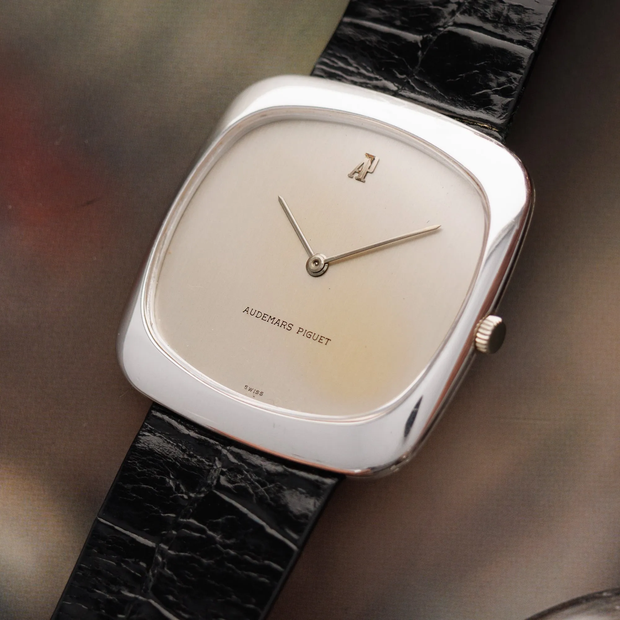 Audemars Piguet White Gold Mechanical TV Shaped Watch