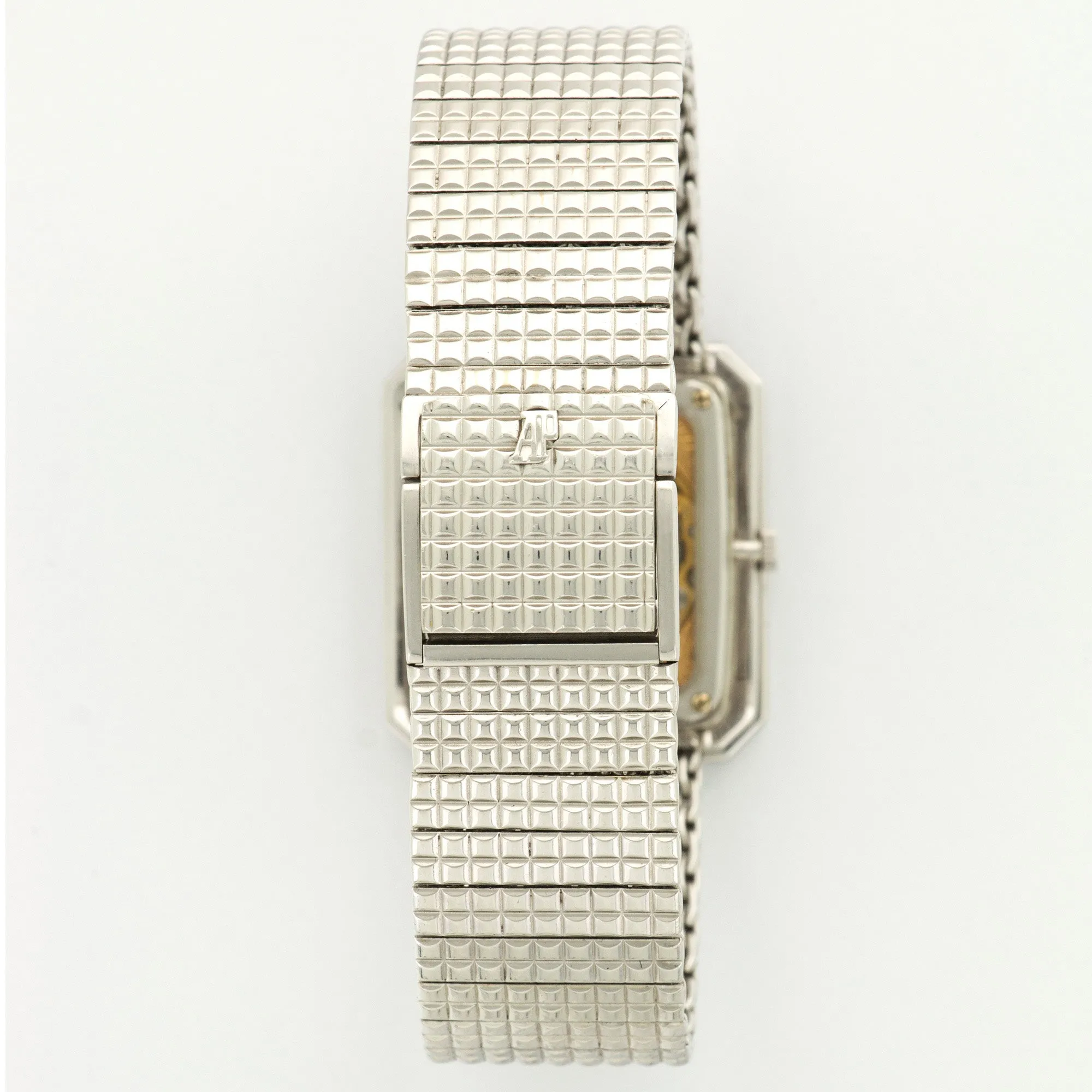 Audemars Piguet White Gold Skeletonized Baguette Diamond Watch