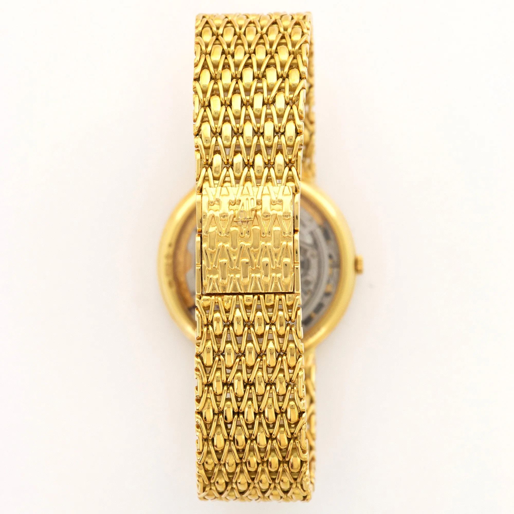 Audemars Piguet Yellow Gold Skeletonized Diamond Birds Watch