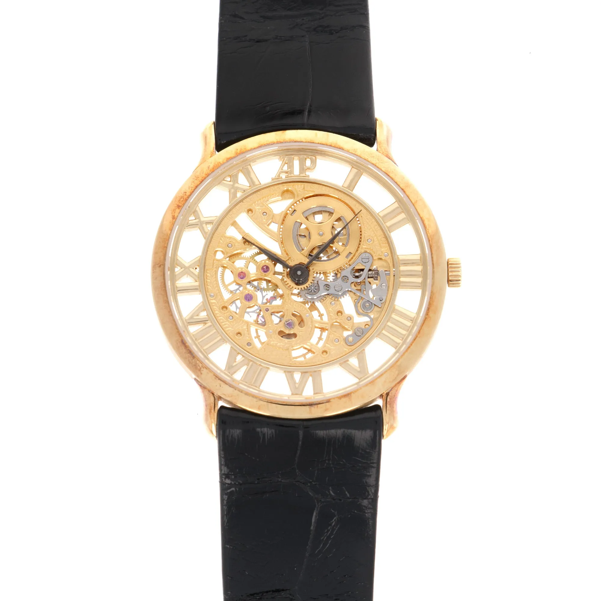 Audemars Piguet Yellow Gold Skeletonized Watch