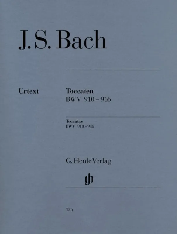 Bach: Toccatas BWV 910-916 Piano Solo
