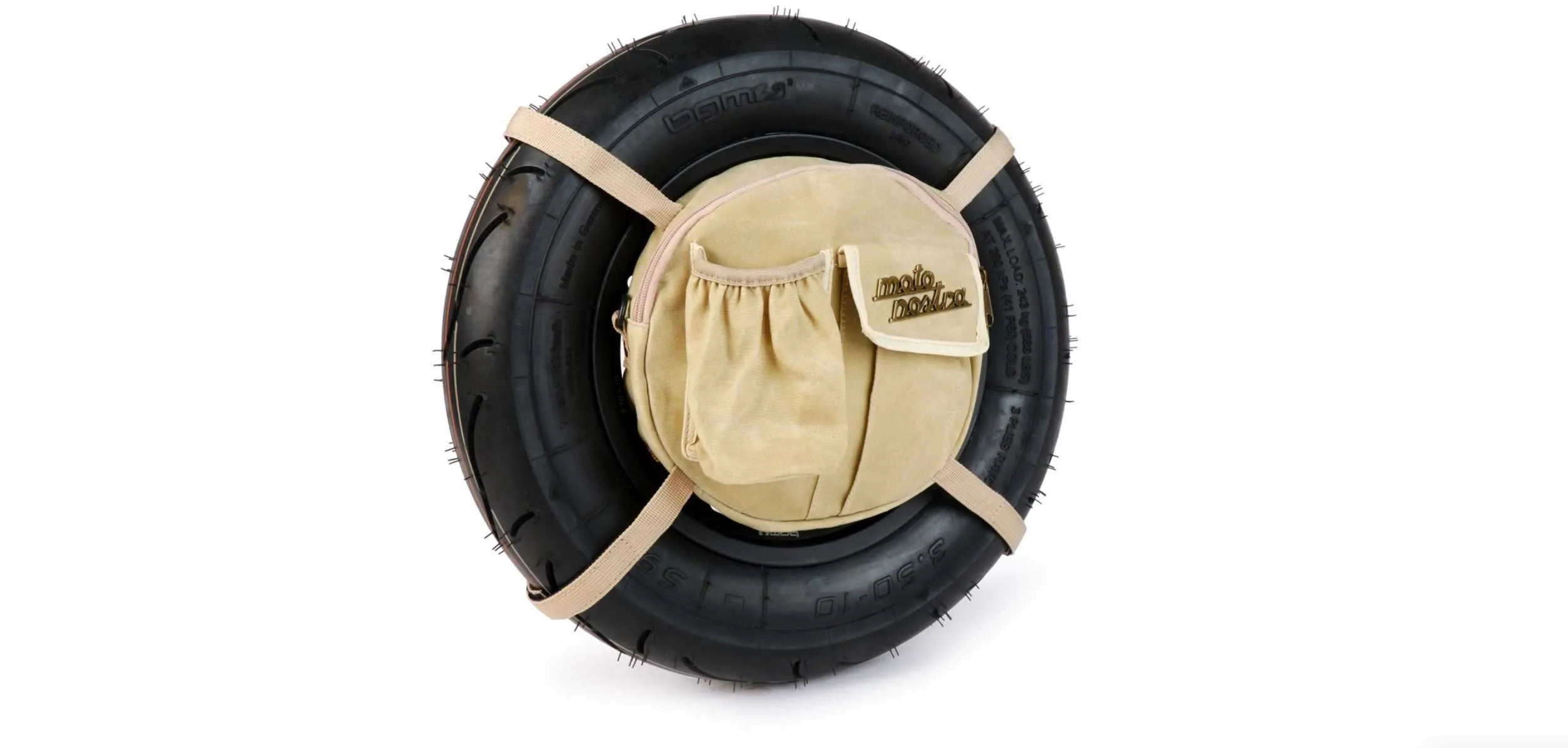 Bag for Spare Wheel MOTO NOSTRA Beige | Vespa 50/75/ 90/125/ 150/200