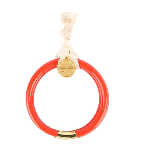 BuDhaGirl Three Kings Bangles Medium - Coral