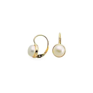 Button Pearl Leverback
