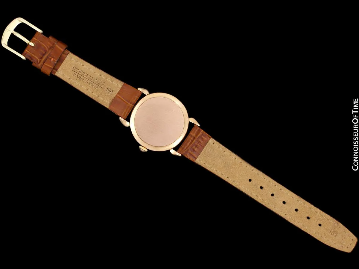 c. 1948 Patek Philippe Vintage Mens Midsize Handwound Watch, Ref. 1461 - 18K Rose Gold
