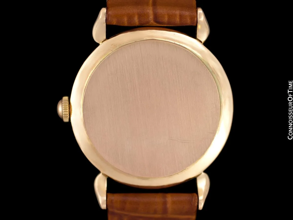 c. 1948 Patek Philippe Vintage Mens Midsize Handwound Watch, Ref. 1461 - 18K Rose Gold
