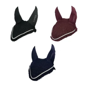 Cameo Equine Core Ear Bonnet, CameoTech 4way, Crochet Body, Braided Horse Bonnet