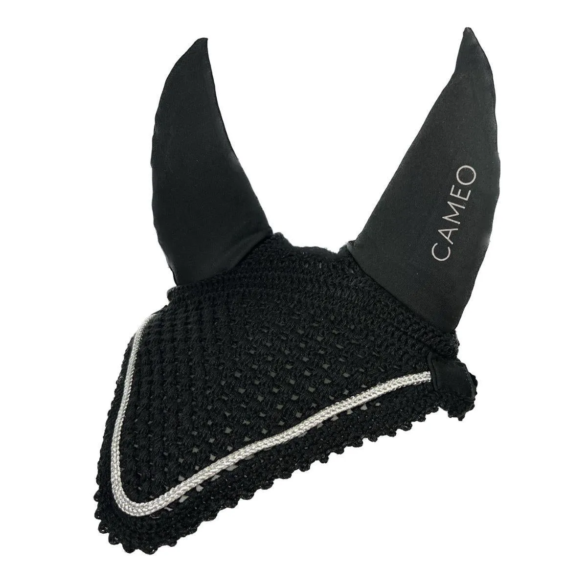 Cameo Equine Core Ear Bonnet, CameoTech 4way, Crochet Body, Braided Horse Bonnet