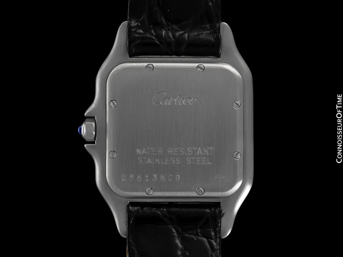 Cartier Panthere Two-Tone Mens Mens Midsize / Unisex Watch - Stainless Steel, 18K Gold Plated & Diamonds