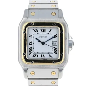Cartier Santos Galbée 2961 Automatic 18k Yellow Gold & Steel 29 x 41 mm