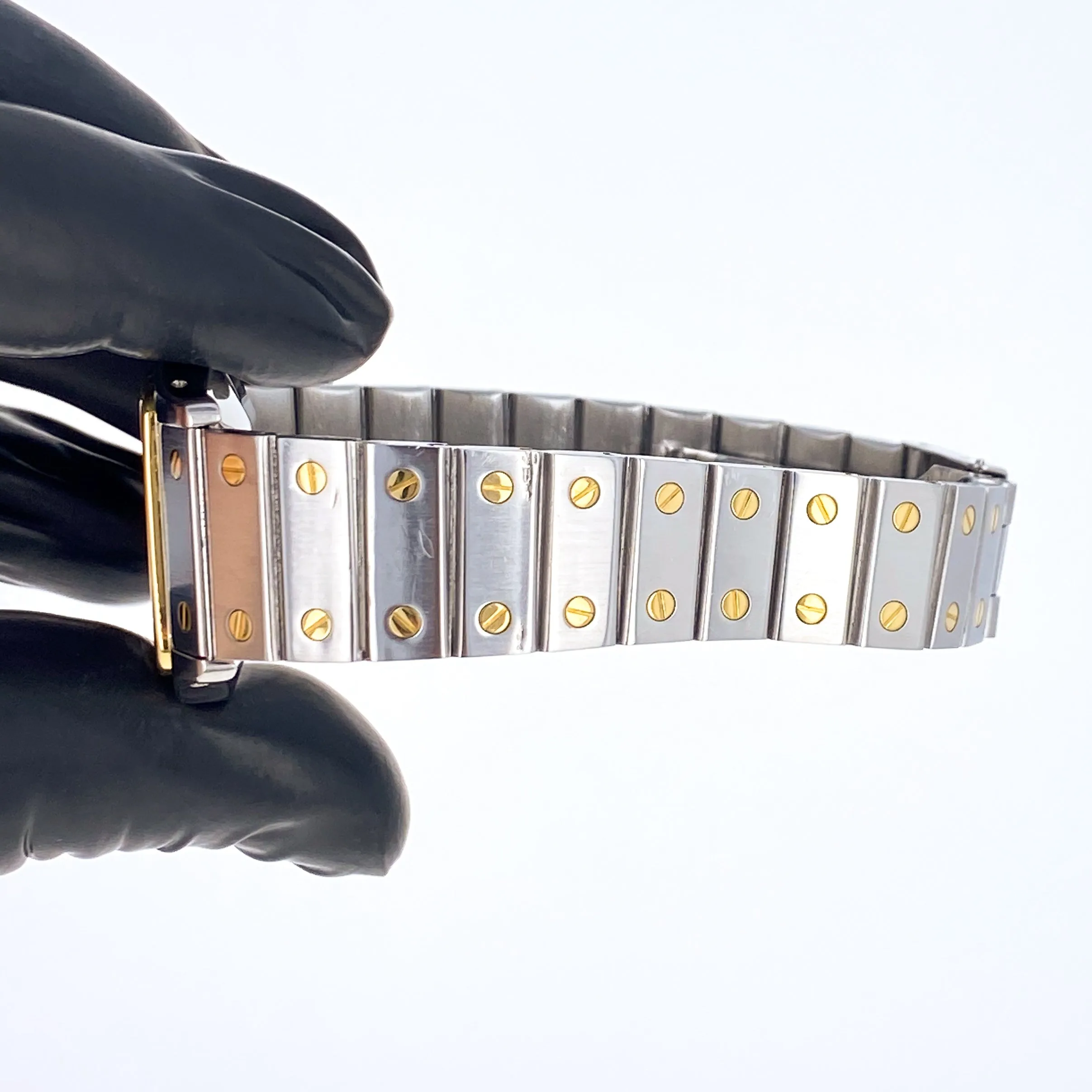 Cartier Santos Galbée 2961 Automatic 18k Yellow Gold & Steel 29 x 41 mm
