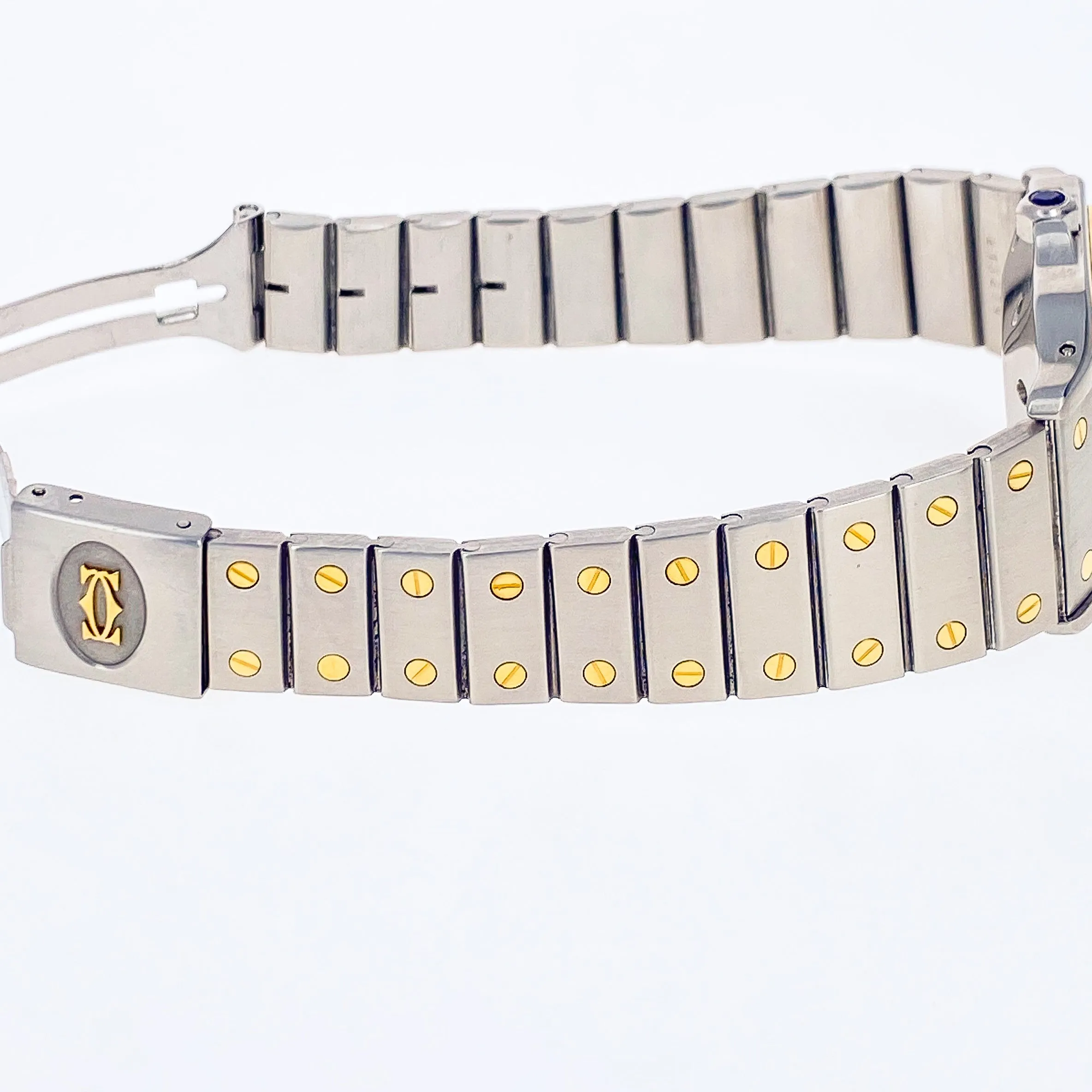 Cartier Santos Galbée 2961 Automatic 18k Yellow Gold & Steel 29 x 41 mm