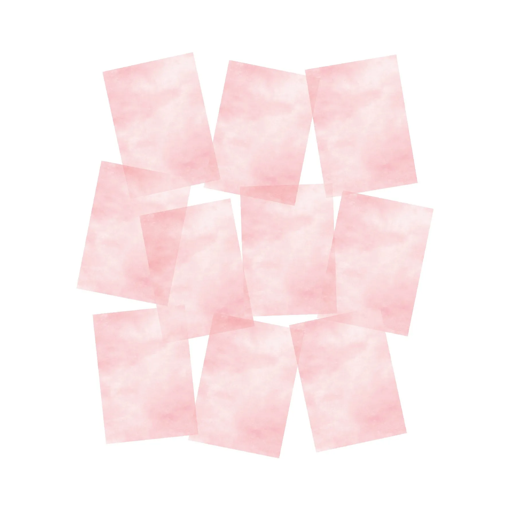 Chloes Creative Cards Designer Printed Vellum (A4) (20 Sheets) - Rose Quartz Wash